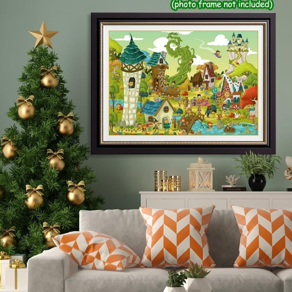 Advent Calendar Christmas Scene Puzzles